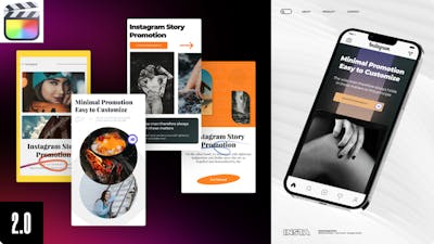 Promotional Instagram Stories For FCPX.