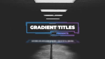 Gradient Titles.