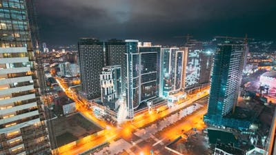 Street Night Time Lapse.