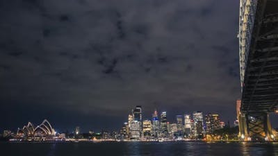 Sydney at night.