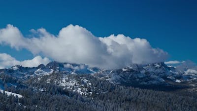 Time Lapse Mountain Clouds.