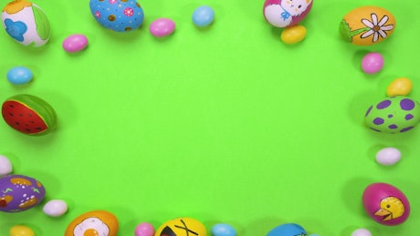 Cool Easter intro background.