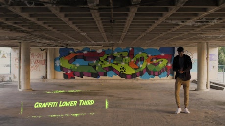 Graffiti Stencyl Lower Third.