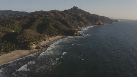 Natural seashore landscape.