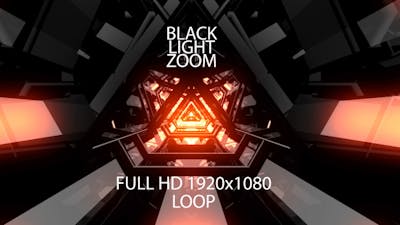 Black Light Zoom Background Loop.