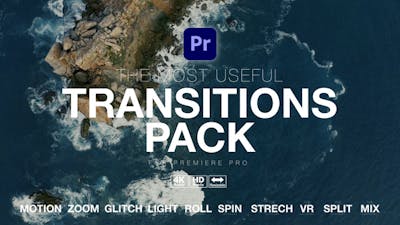 The Most Useful Transitions Pack for Premiere Pro.