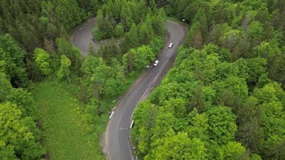 Tracking A Car On Mountains.