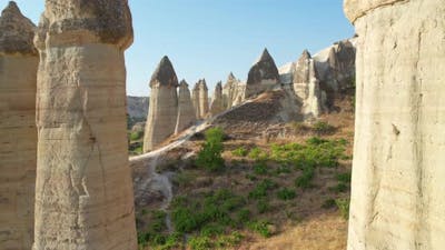 The Valley of Love in Cappadocia Turkey.